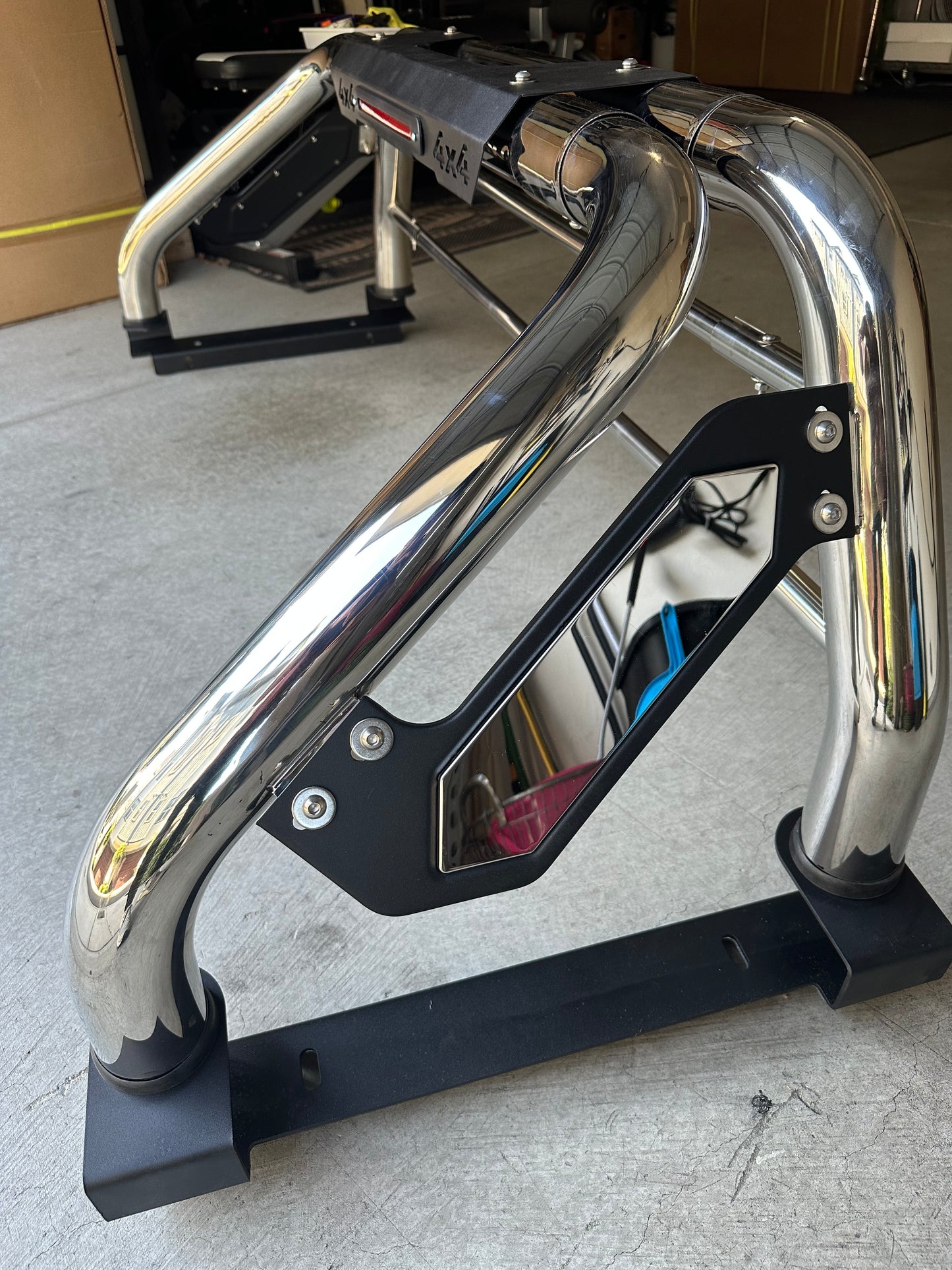 Stainless Chrome Roll-bar fits Full-size truck Tundra, F150/F250, Silverado, Ram Sierra, GMC  1500, Titan