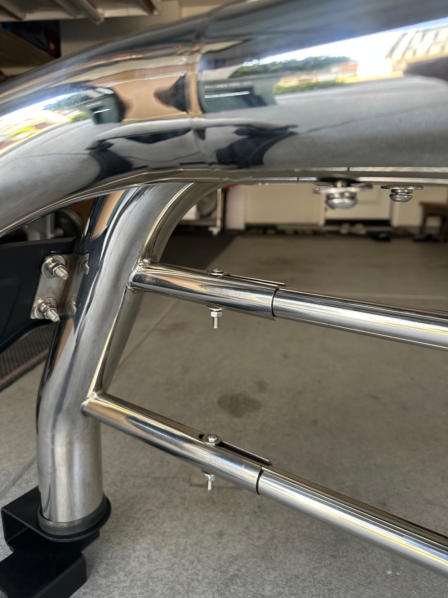 Stainless Chrome Roll-bar fits Full-size truck Tundra, F150/F250, Silverado, Ram Sierra, GMC  1500, Titan