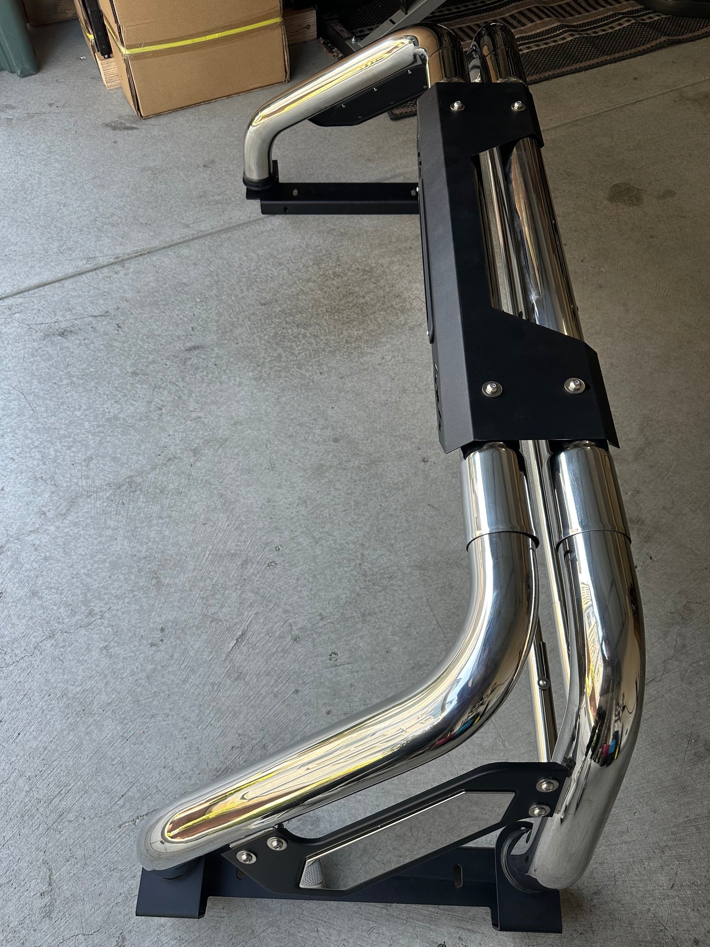 Stainless Chrome Roll-bar fits Full-size truck Tundra, F150/F250, Silverado, Ram Sierra, GMC  1500, Titan