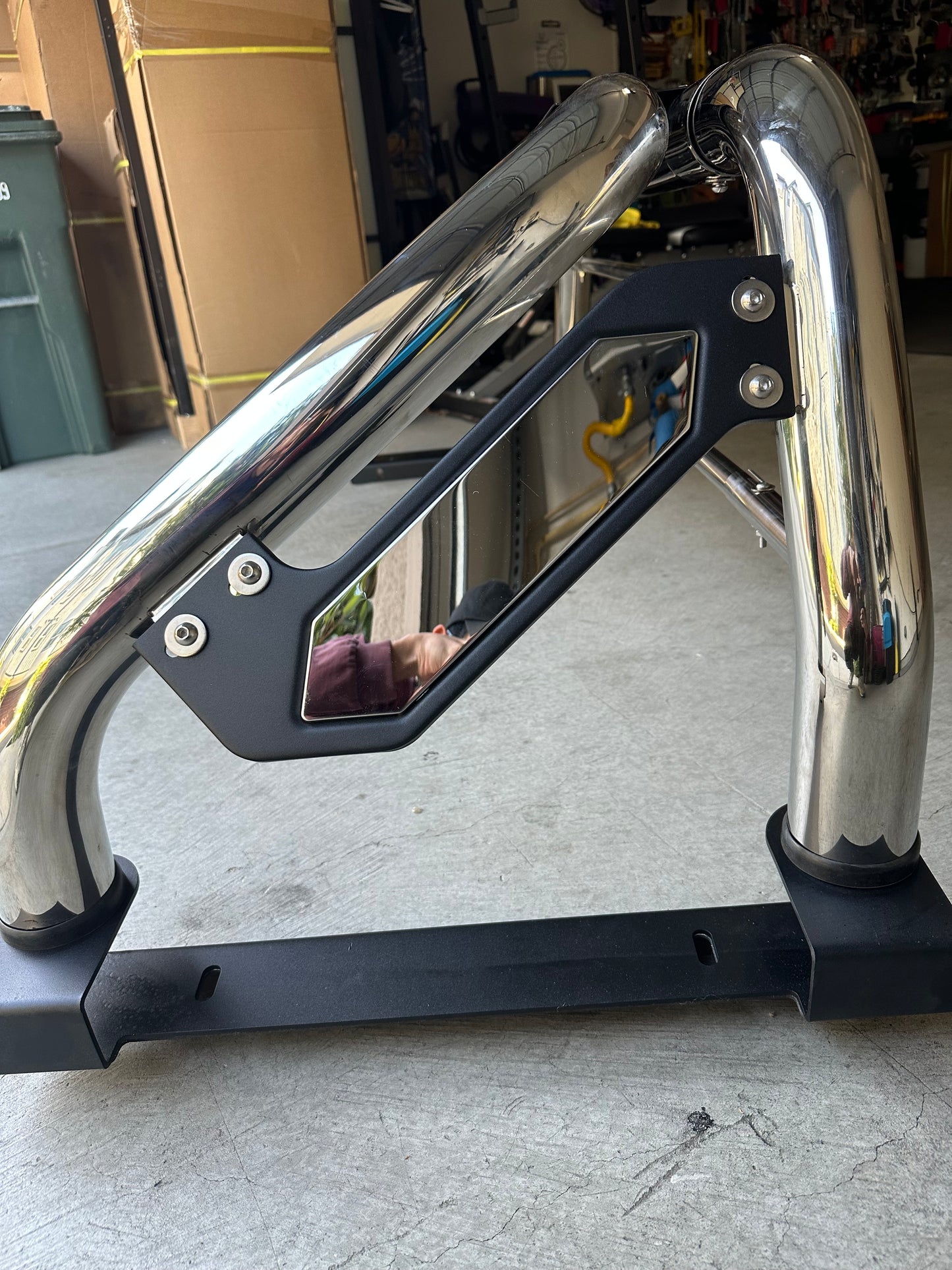 Stainless Chrome Roll-bar fits Full-size truck Tundra, F150/F250, Silverado, Ram Sierra, GMC  1500, Titan