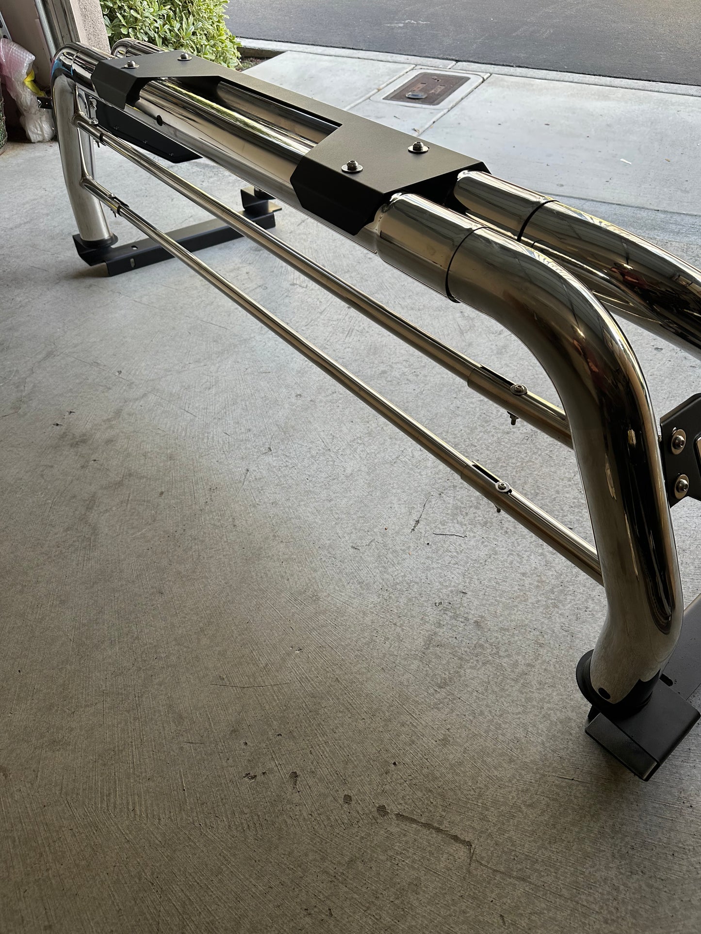Stainless Chrome Roll-bar fits Full-size truck Tundra, F150/F250, Silverado, Ram Sierra, GMC  1500, Titan
